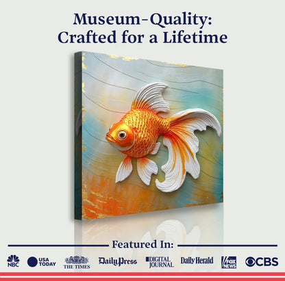 3D Aquatic Motion Study Wall Art