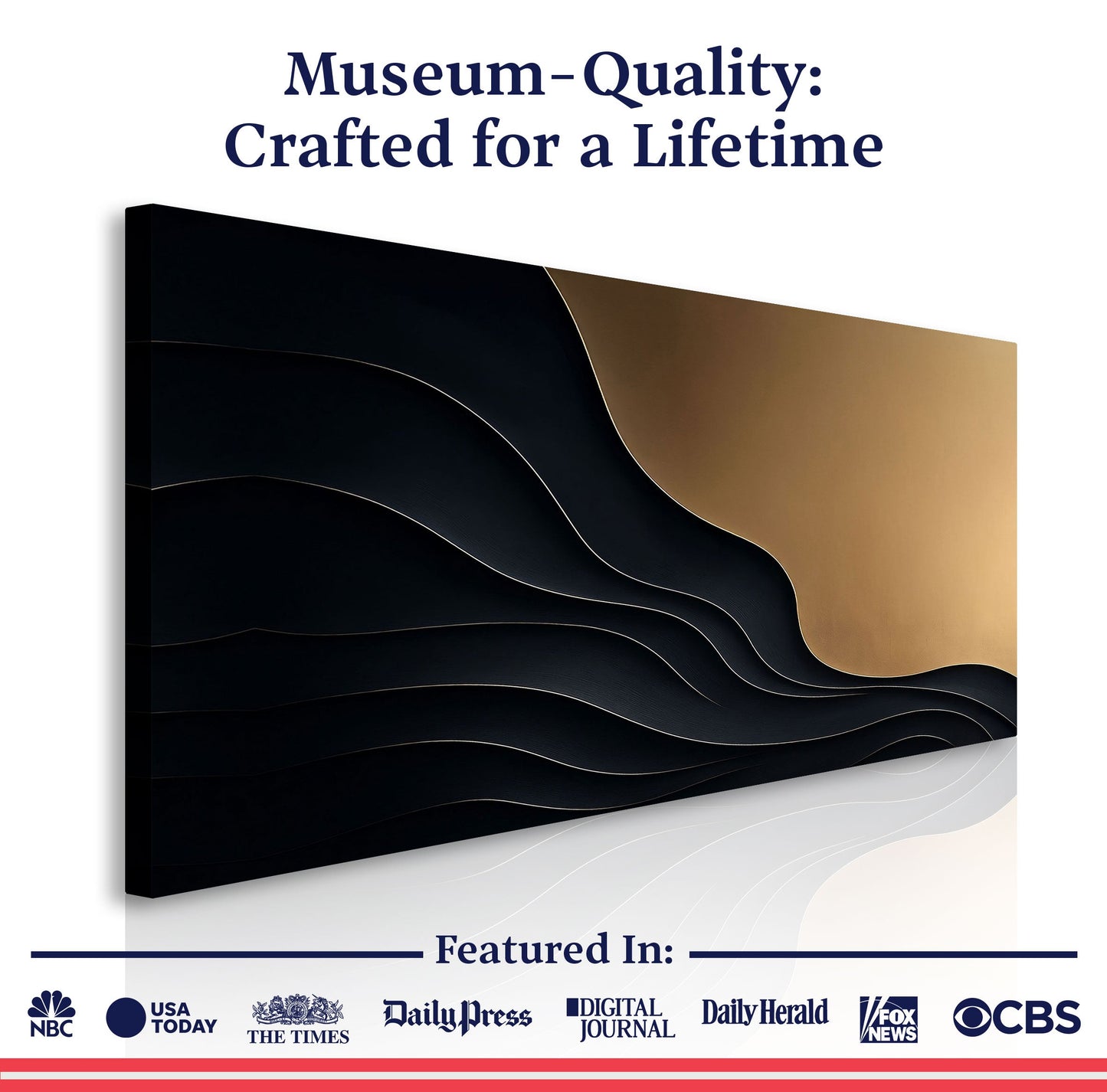 Aureate Minimalist Form X Wall Art