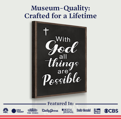 Nothing Impossible with God — Faith Sign V