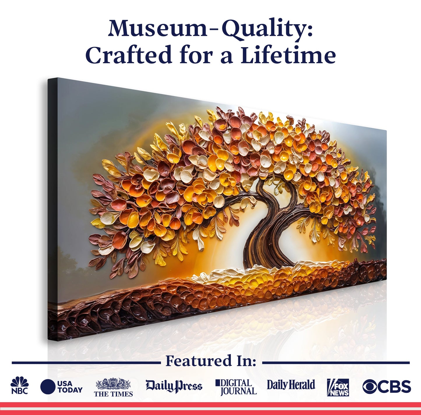 Autumnal Gold Essence Wall Art