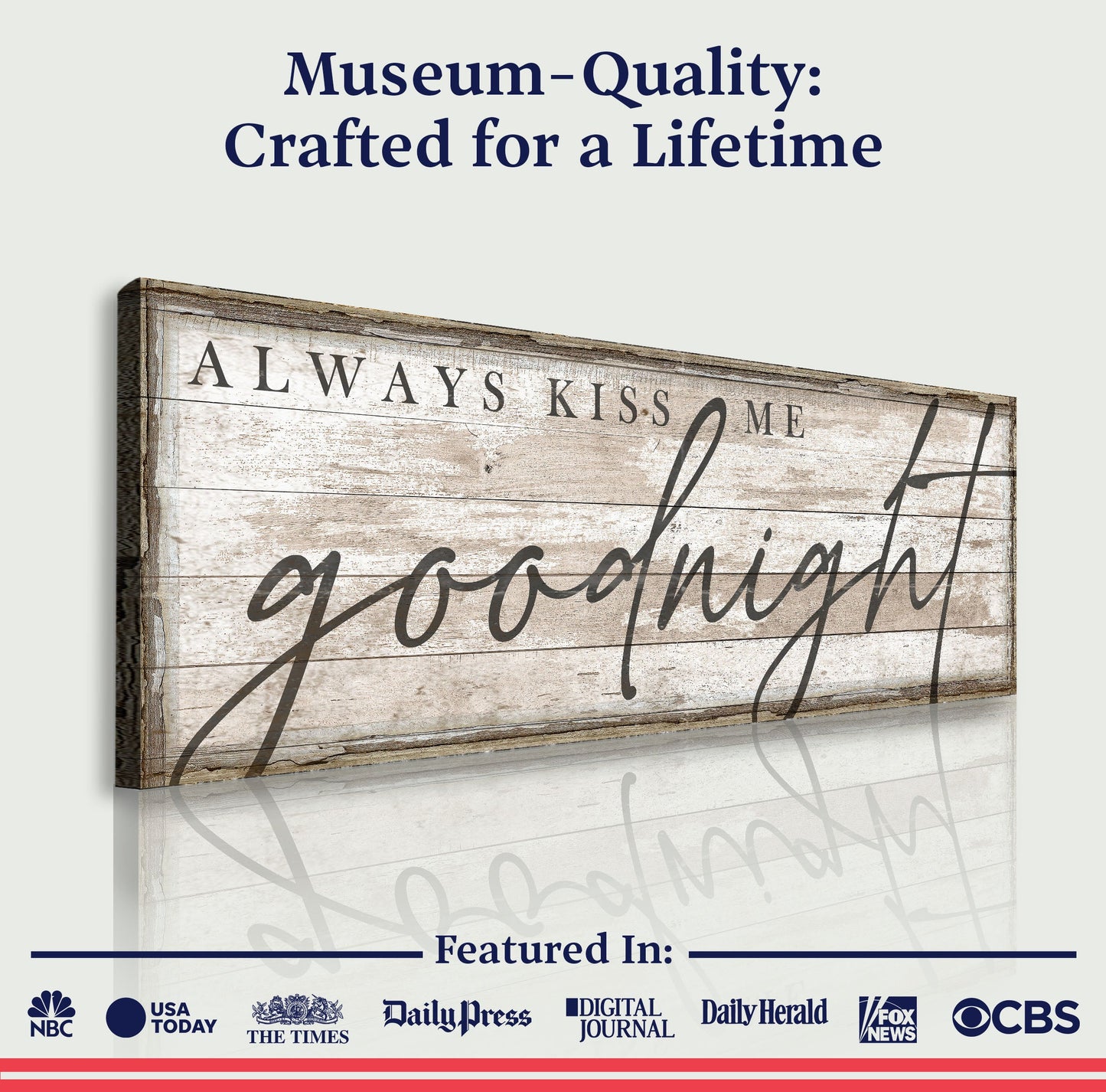 Goodnight Moments – Bedroom Sign II