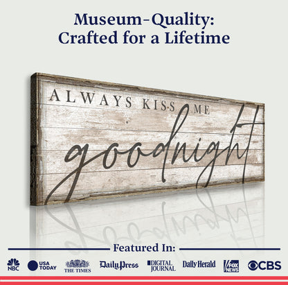 Goodnight Moments – Bedroom Sign II