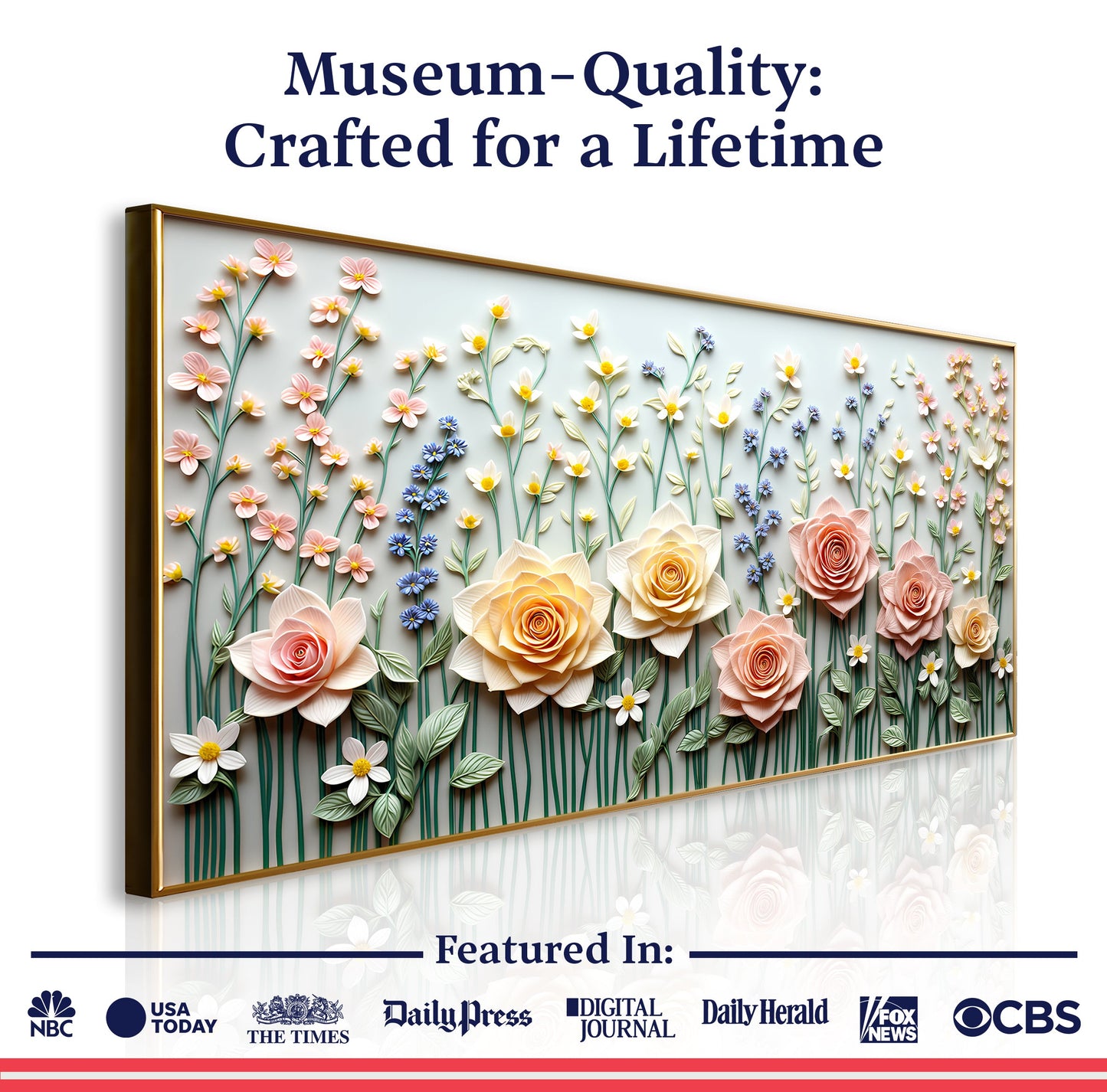 Blooming Rhapsody Form Wall Art