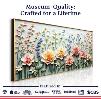 Blooming Rhapsody Form Wall Art