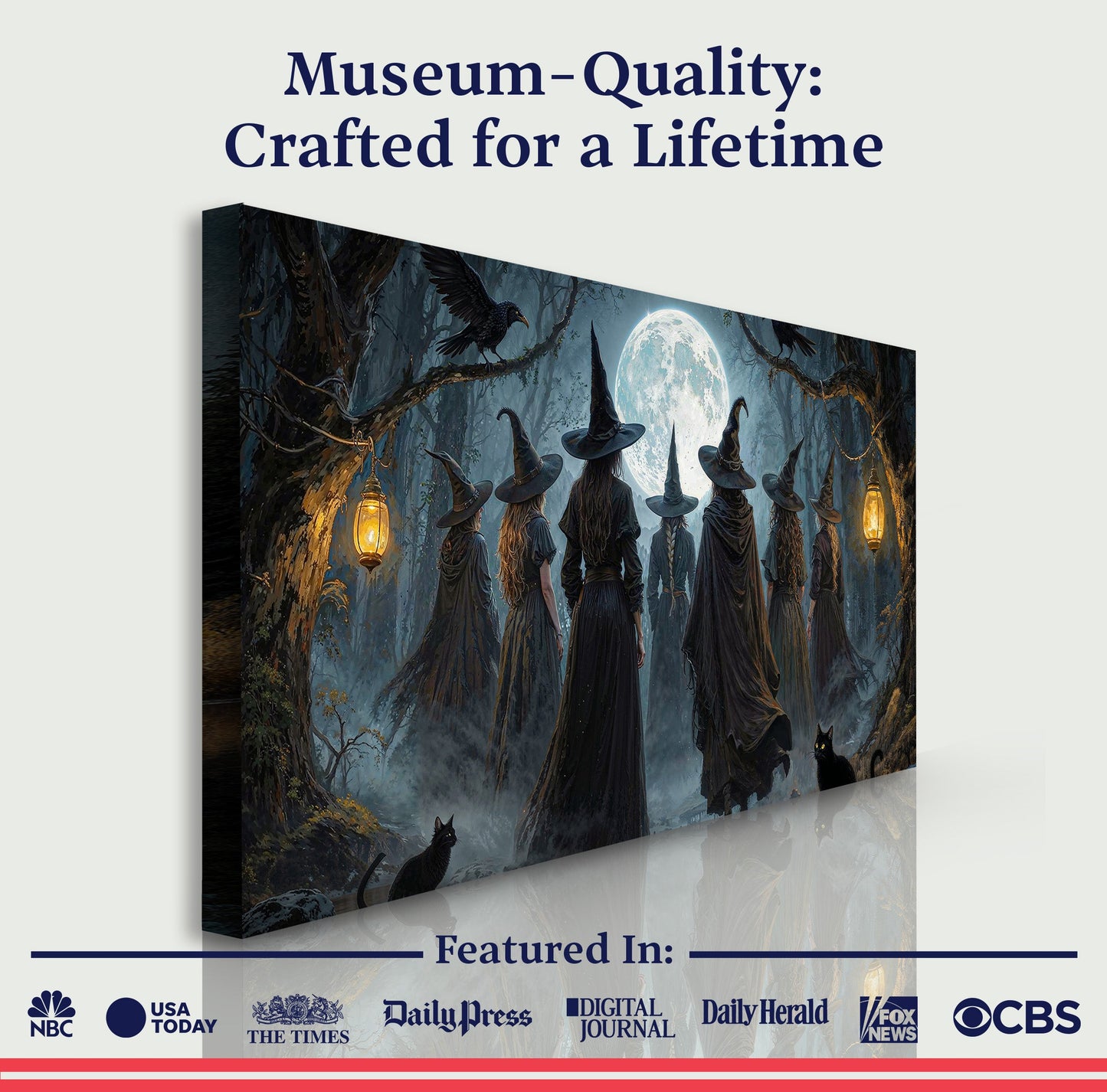 Coven Gathering — Halloween Wall Art