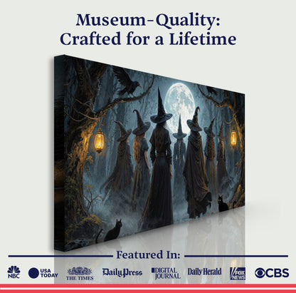 Coven Gathering — Halloween Wall Art