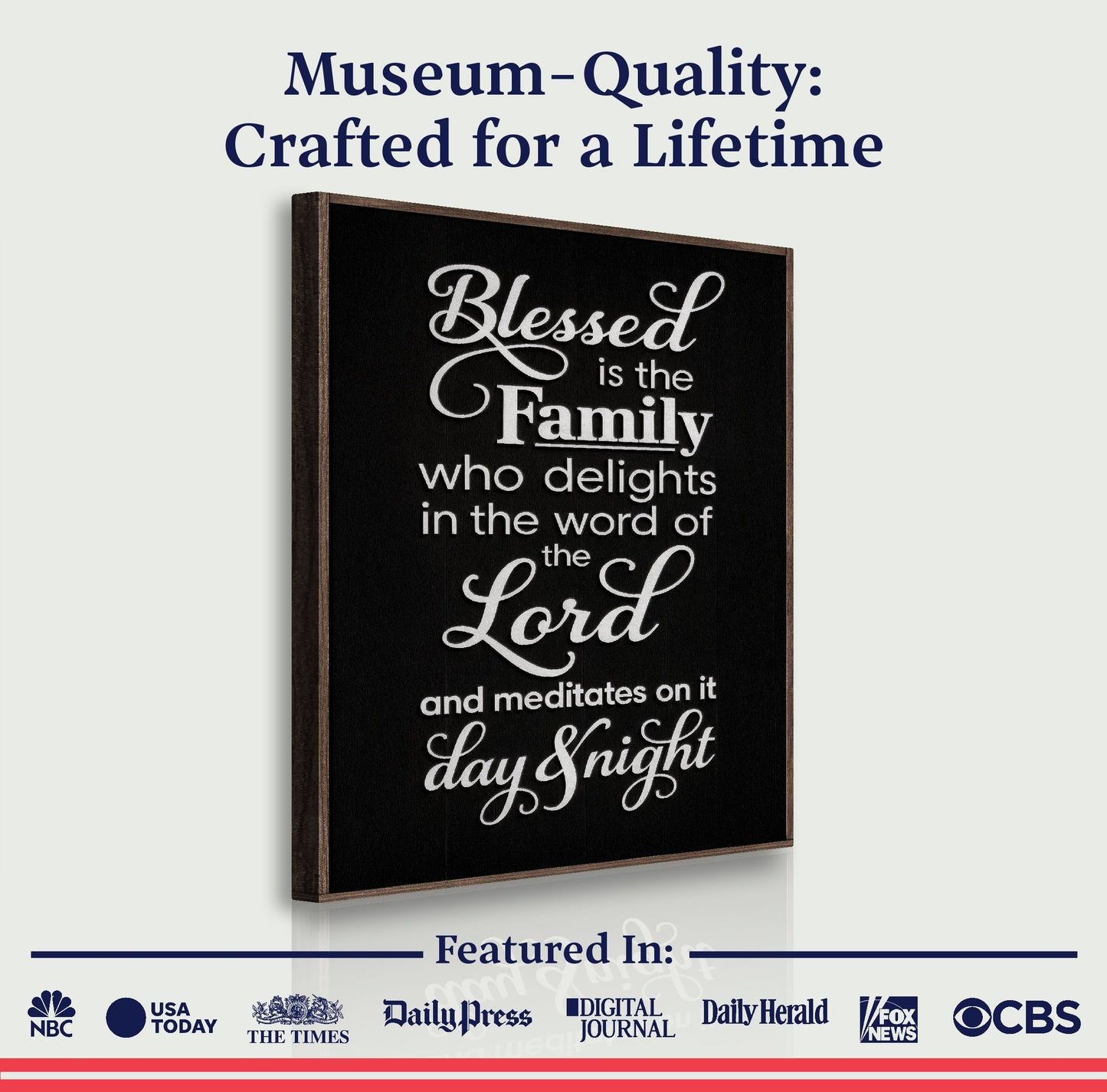 A Blessed Family II Scripture Wall Art