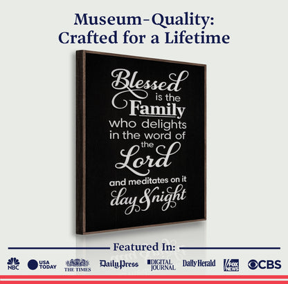 A Blessed Family II Scripture Wall Art