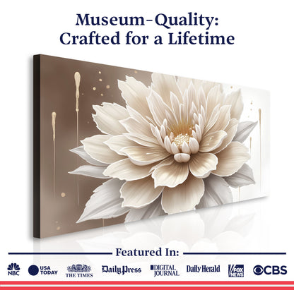 Neutral Petal Composition Wall Art