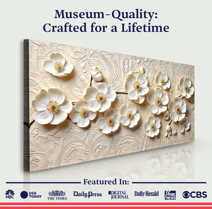 Serenade of Pure Blossoms Wall Art