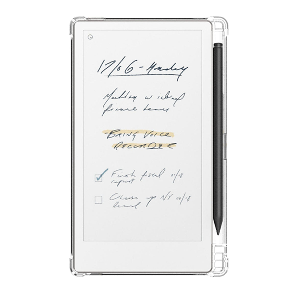reMarkable Paper Pro Move 7.3" Clear Case - Anti-Shock Corners | Venture Series