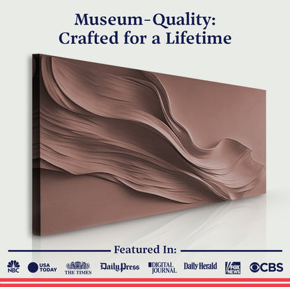 Terracotta Texture Motif Wall Art