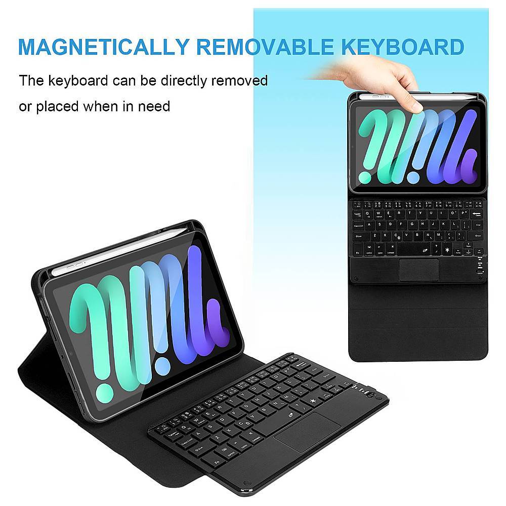 Navigate Series Keyboard Folio Case - Apple iPad mini (A17 Pro) and Apple iPad mini (6th Generation 2021)