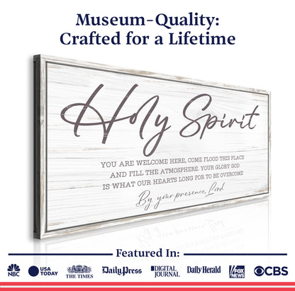 Holy Spirit Invitation Sign III