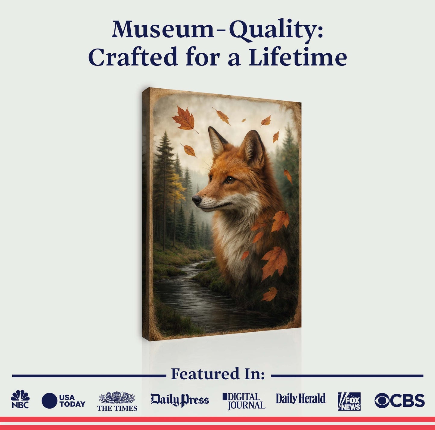 Fox of the Autumn Woods Wall Art