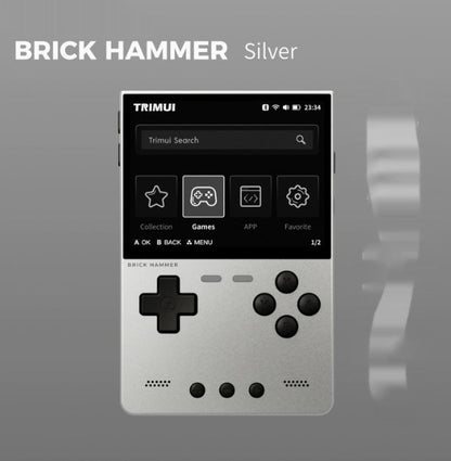 Handheld Gaming Console With An Aluminum Alloy Shell, Offering Wireless HD Gaming For PSP And GBA