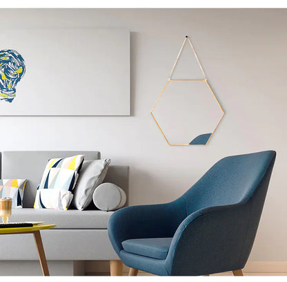 Nordic Style Minimalist Wall Mirror for Salons and Shops