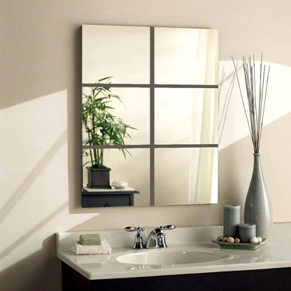 Acrylic Square Dressing Mirror - Creative Wall Décor