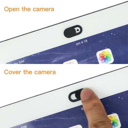 6Pcs/lot  WebCam Cover Shutter Magnet Slider Plastic For iPhone Web Laptop PC For iPad Tablet Camera Mobile Phone Privacy Sticker