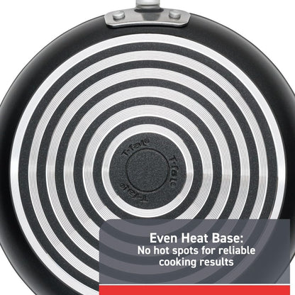 T-fal Advanced Nonstick Fry Pan 10.5 Inch Oven Safe 350F Cookware, Pots and Pans, Dishwasher Safe Black