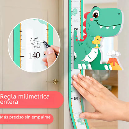Magnetic 3D Growth Height Chart Wall Sticker for Kids