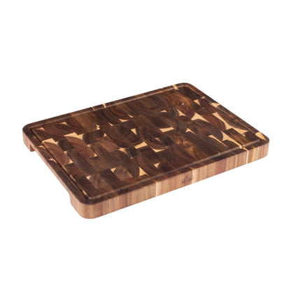 All-Clad Kitchen Essentials Acacia Cutting Board w/Juice Groove 19x14 Inches 1" Thick Chopping Board for Meat Cheese Vegetables Fruit Serving Board for Kitchen & Dining Room Charcuterie Brown