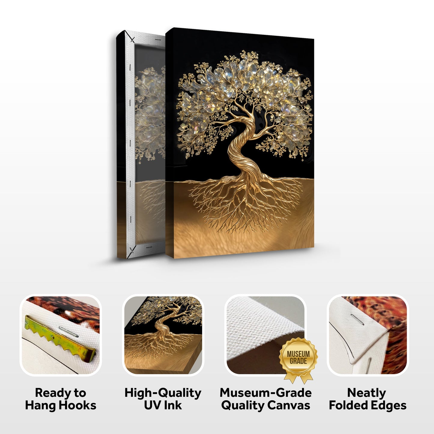 Contemporary Life‑Tree Silhouette Wall Art