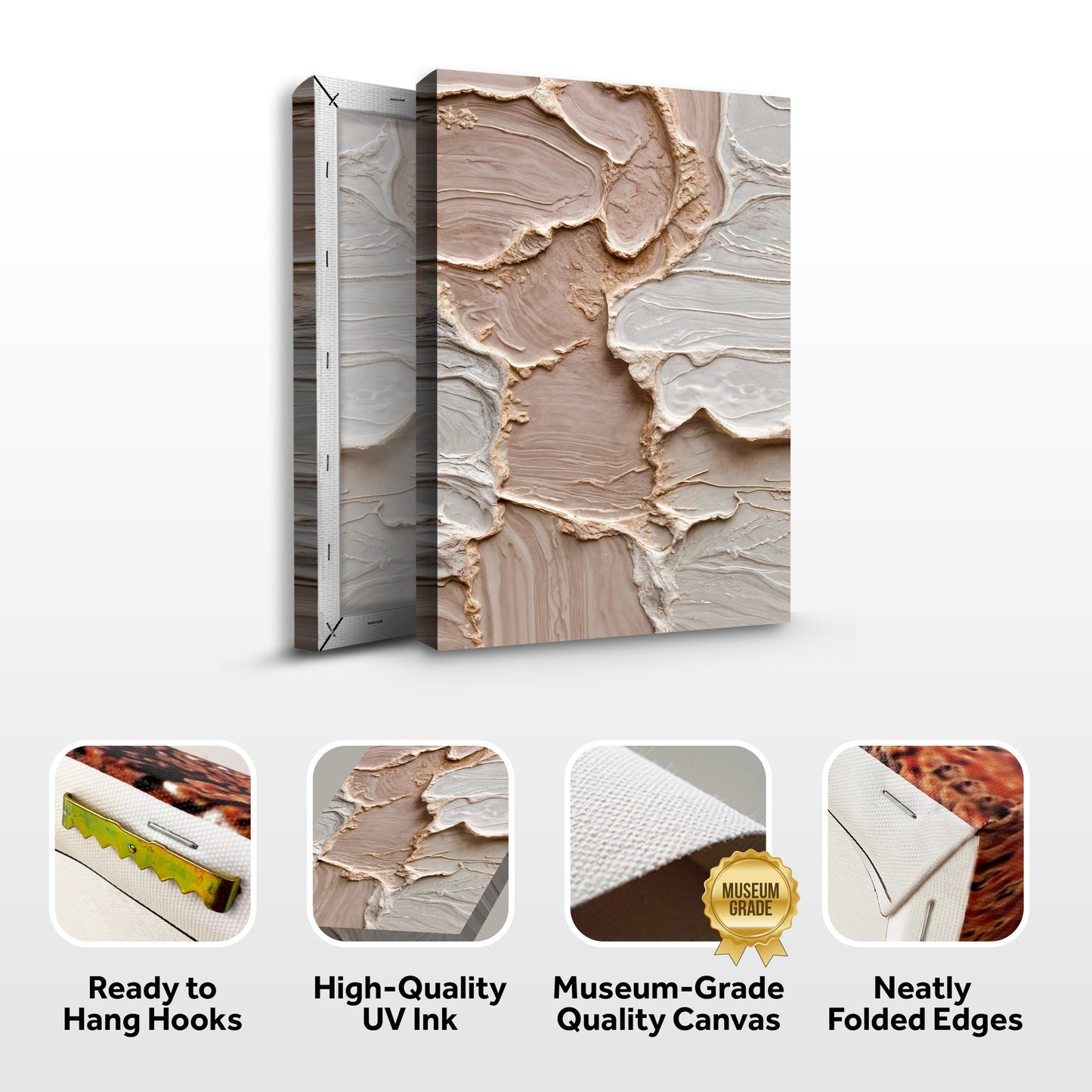 Ivory Abstraction Wall Art
