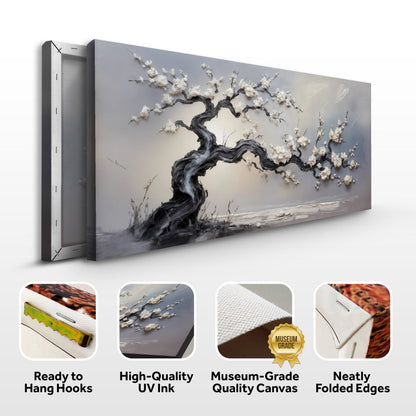 White Bloom Essence Wall Art