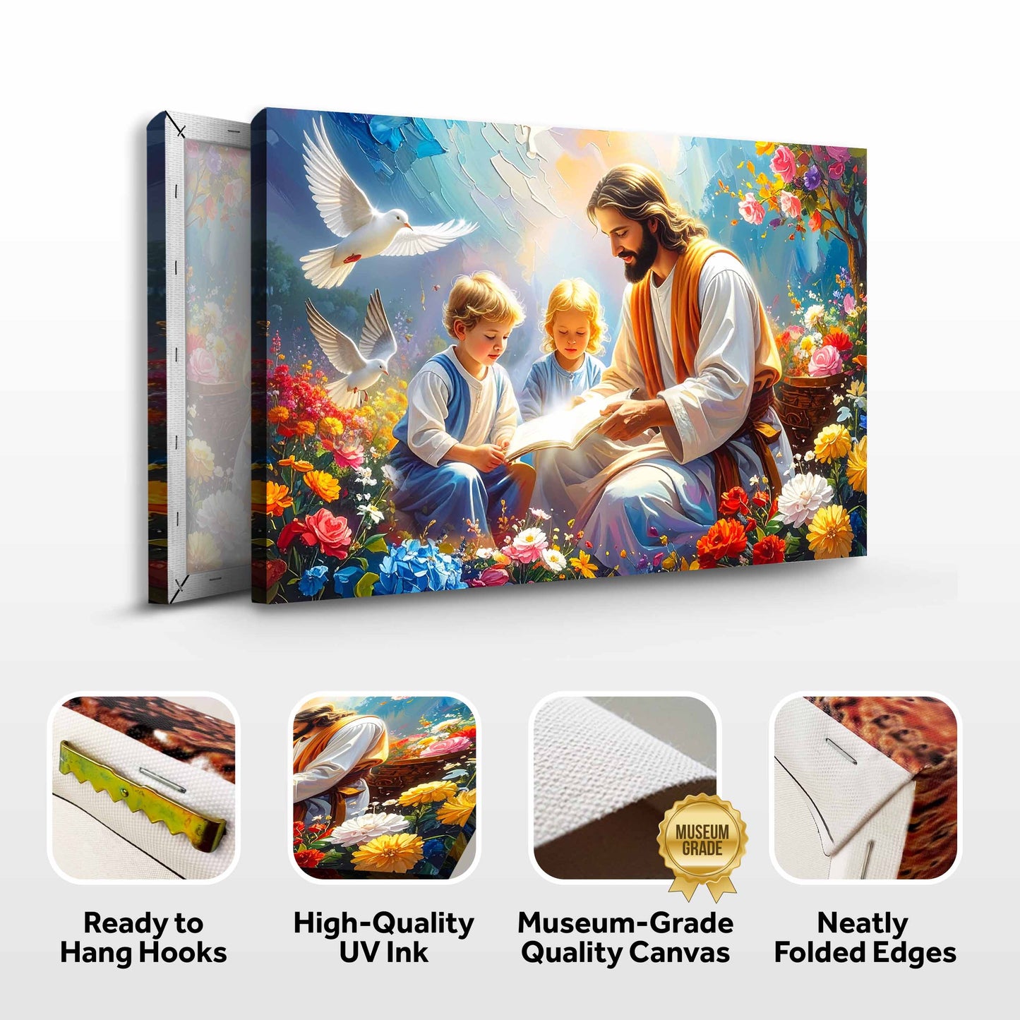 Christ With Children — Inspirational Art IV