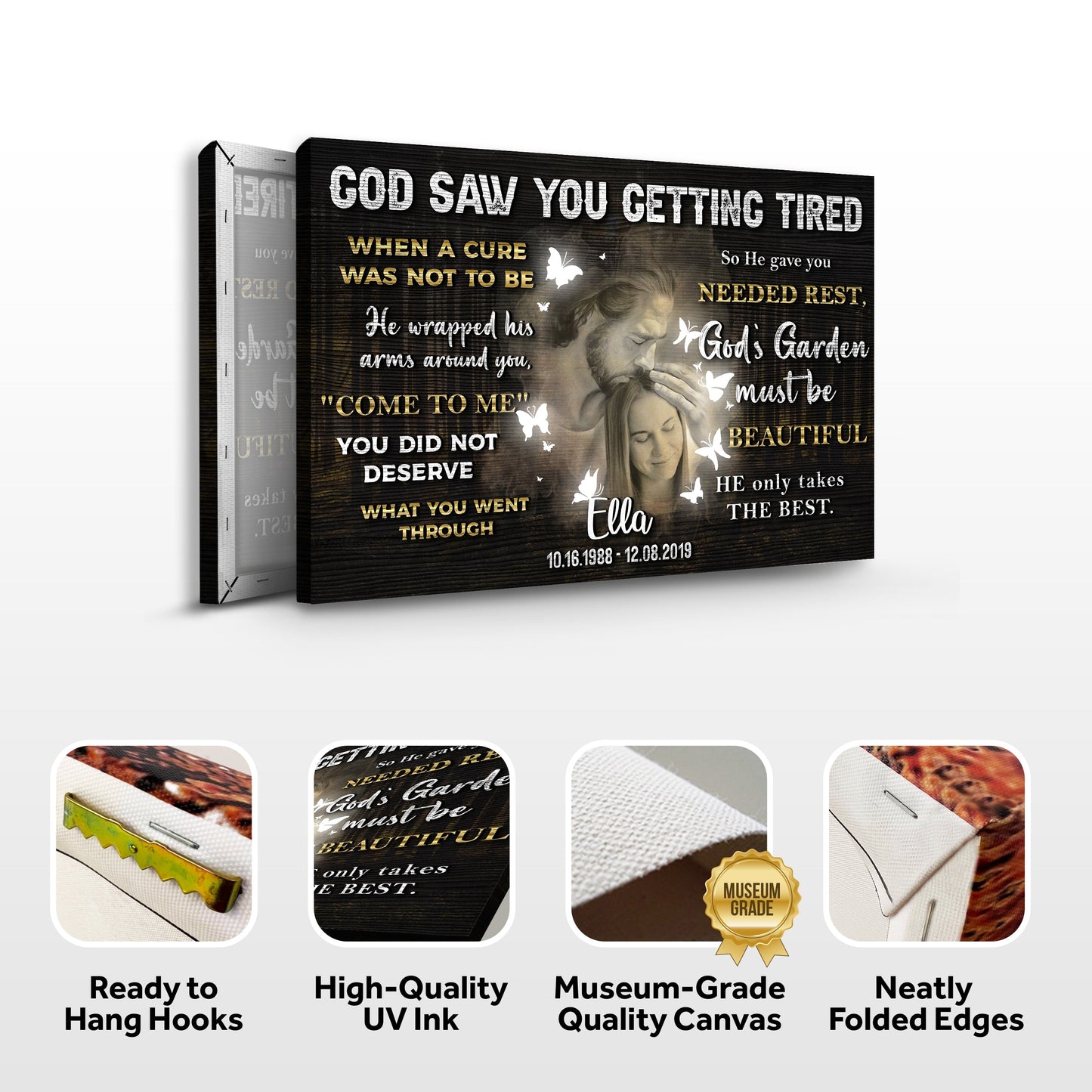 He Saw Your Weariness – Memorial Panel IV Wall Art