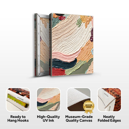Vivid Form Abstraction Wall Art