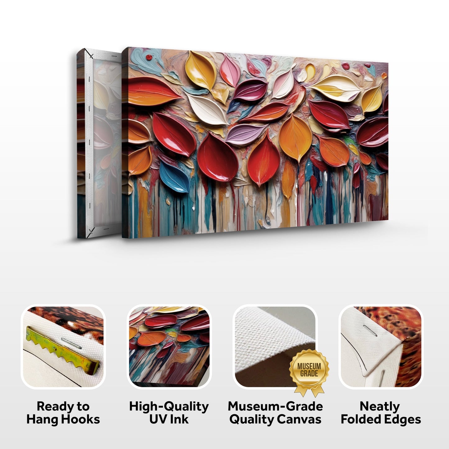Seasonal Rain Abstraction Wall Art