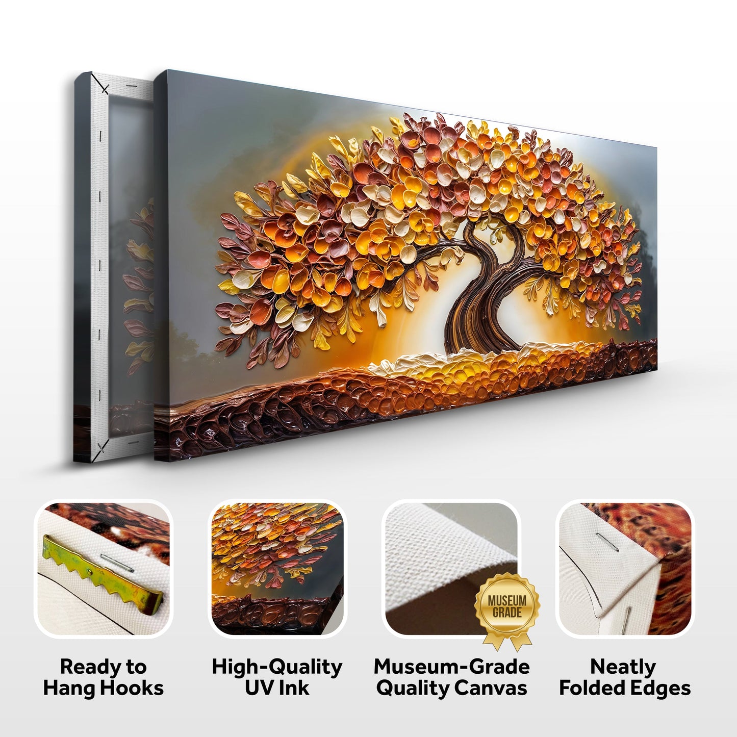 Autumnal Gold Essence Wall Art