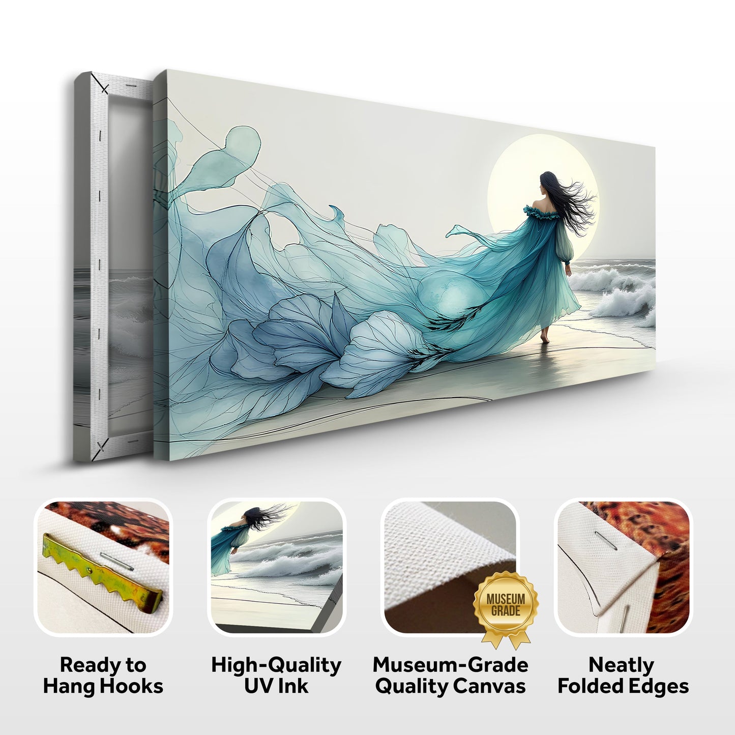 Marine Drift Abstraction Wall Art