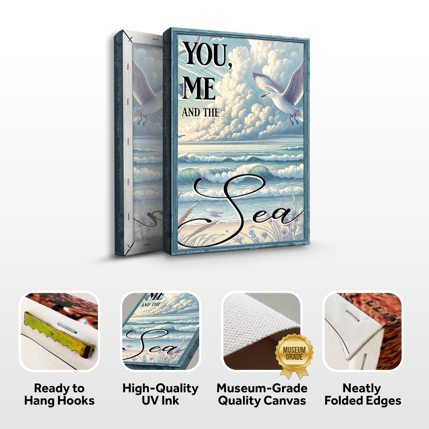 Where You & I Meet the Sea Sign