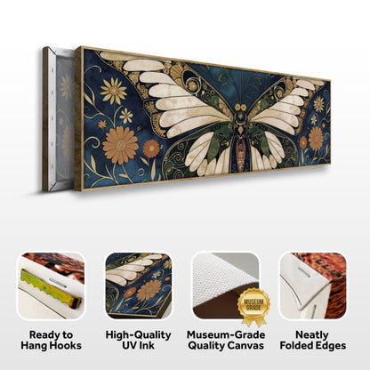 Butterfly in Vintage Form Wall Art