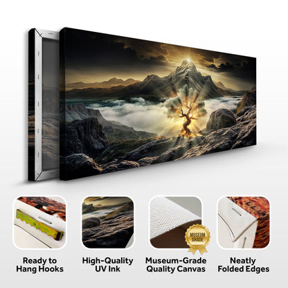 Abstract Sacred Flame II Wall Art