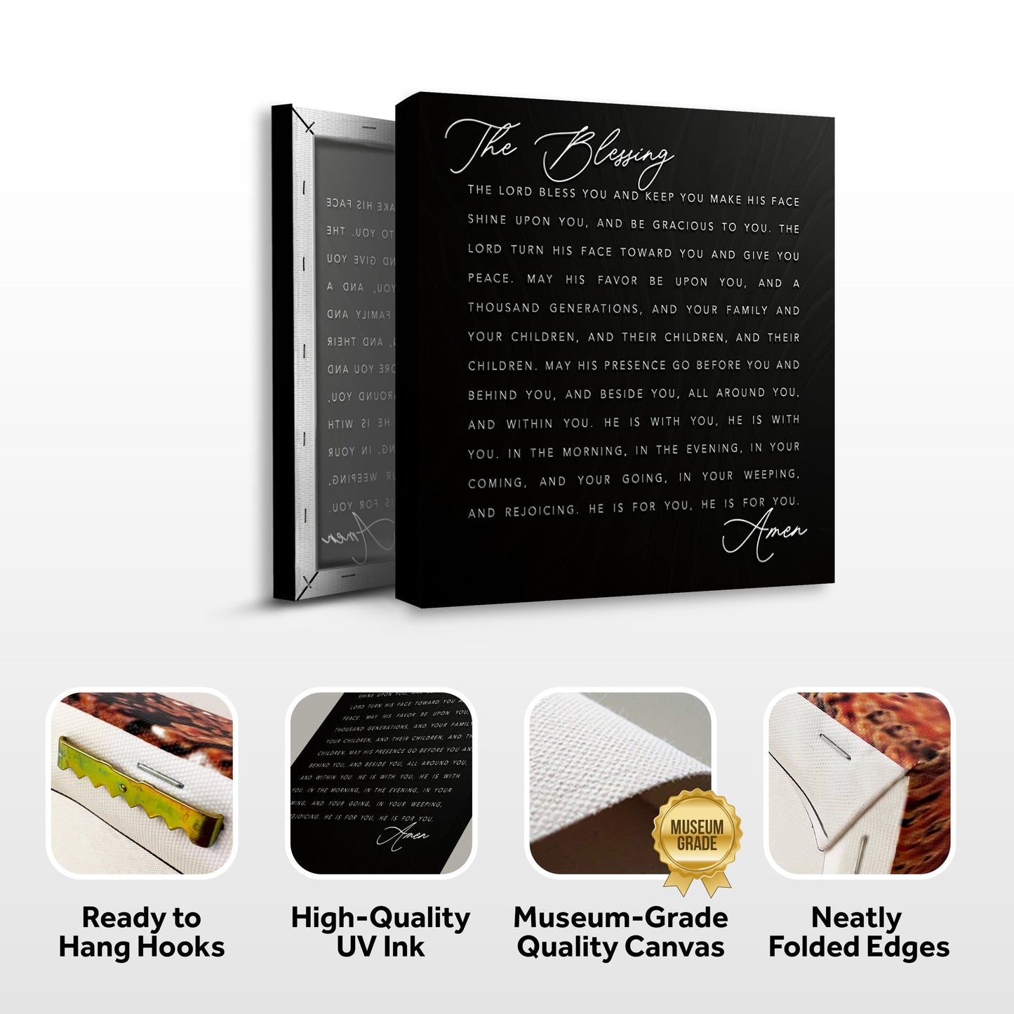 Blessing & Grace III Faith Sign Wall Art