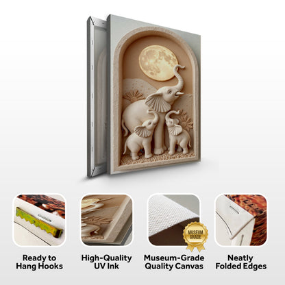Elephant Serenity Composition Wall Art