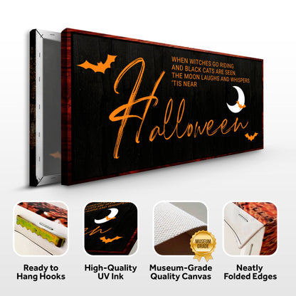 Witches at Twilight — Halloween Sign Wall Art