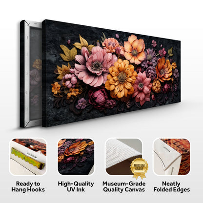 Vivid Bloom Composition Wall Art