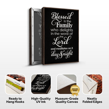 A Blessed Family II Scripture Wall Art