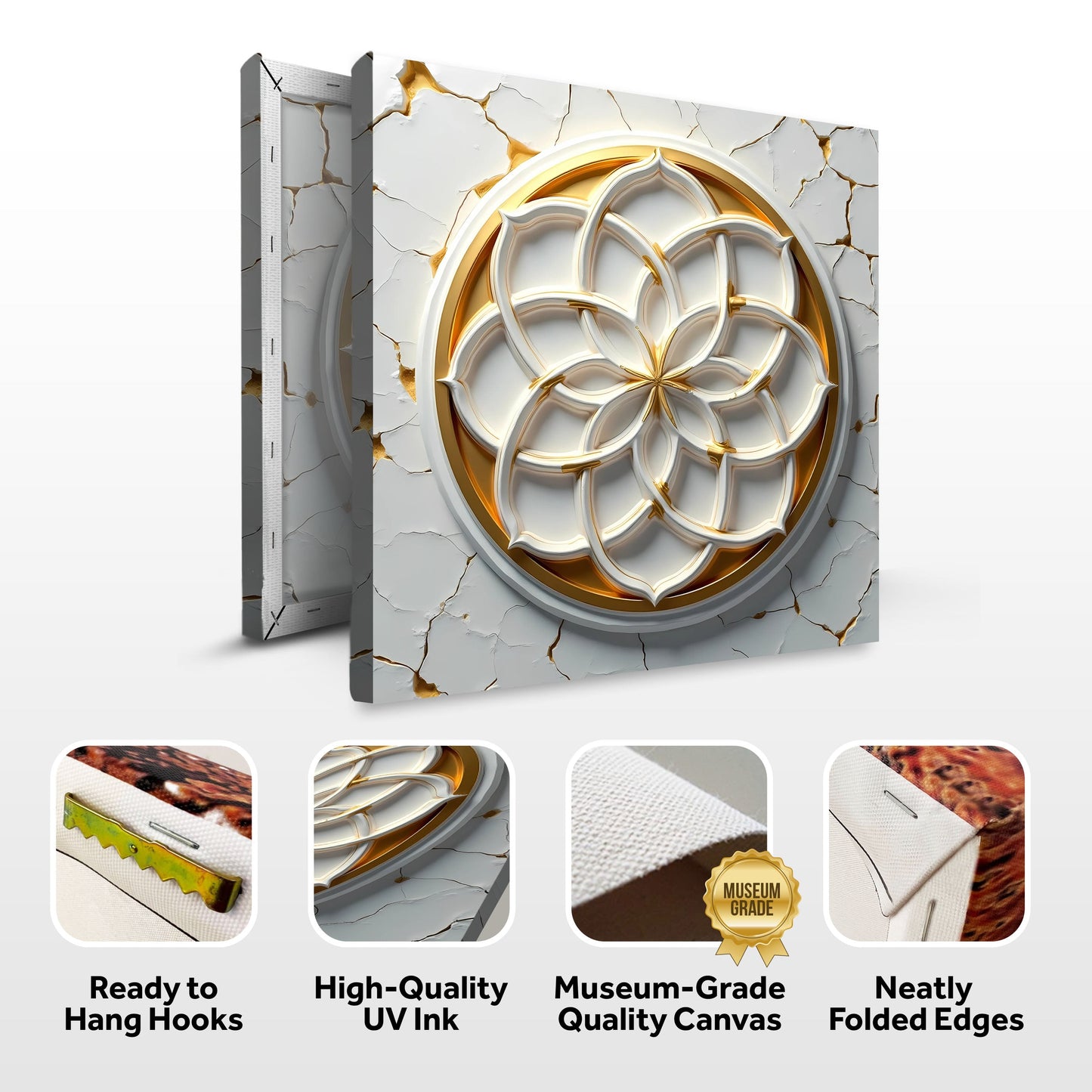 Life Mandala Structure Wall Art