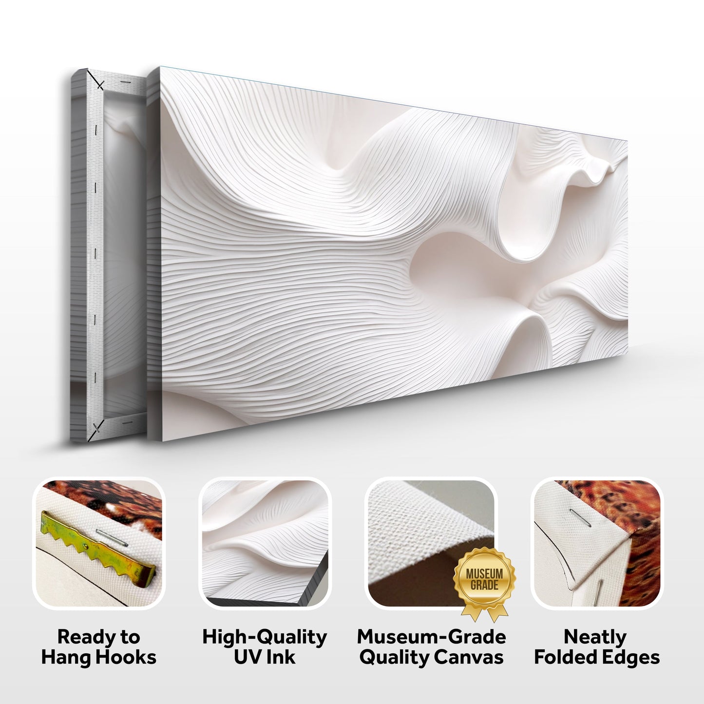 Serene Waveform Study II Wall Art