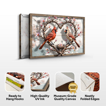 Sculptural Flight of Cardinals V Wall Art