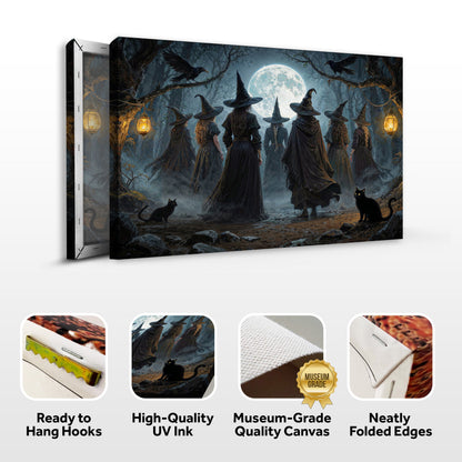 Coven Gathering — Halloween Wall Art