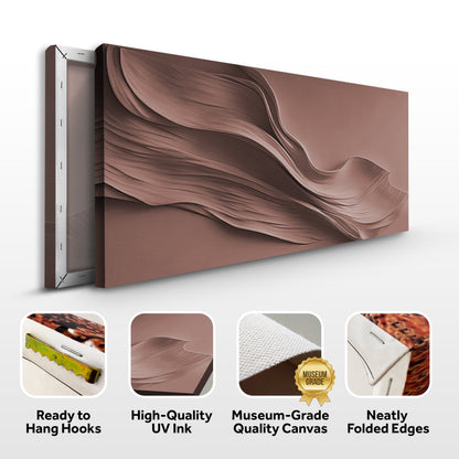 Terracotta Texture Motif Wall Art