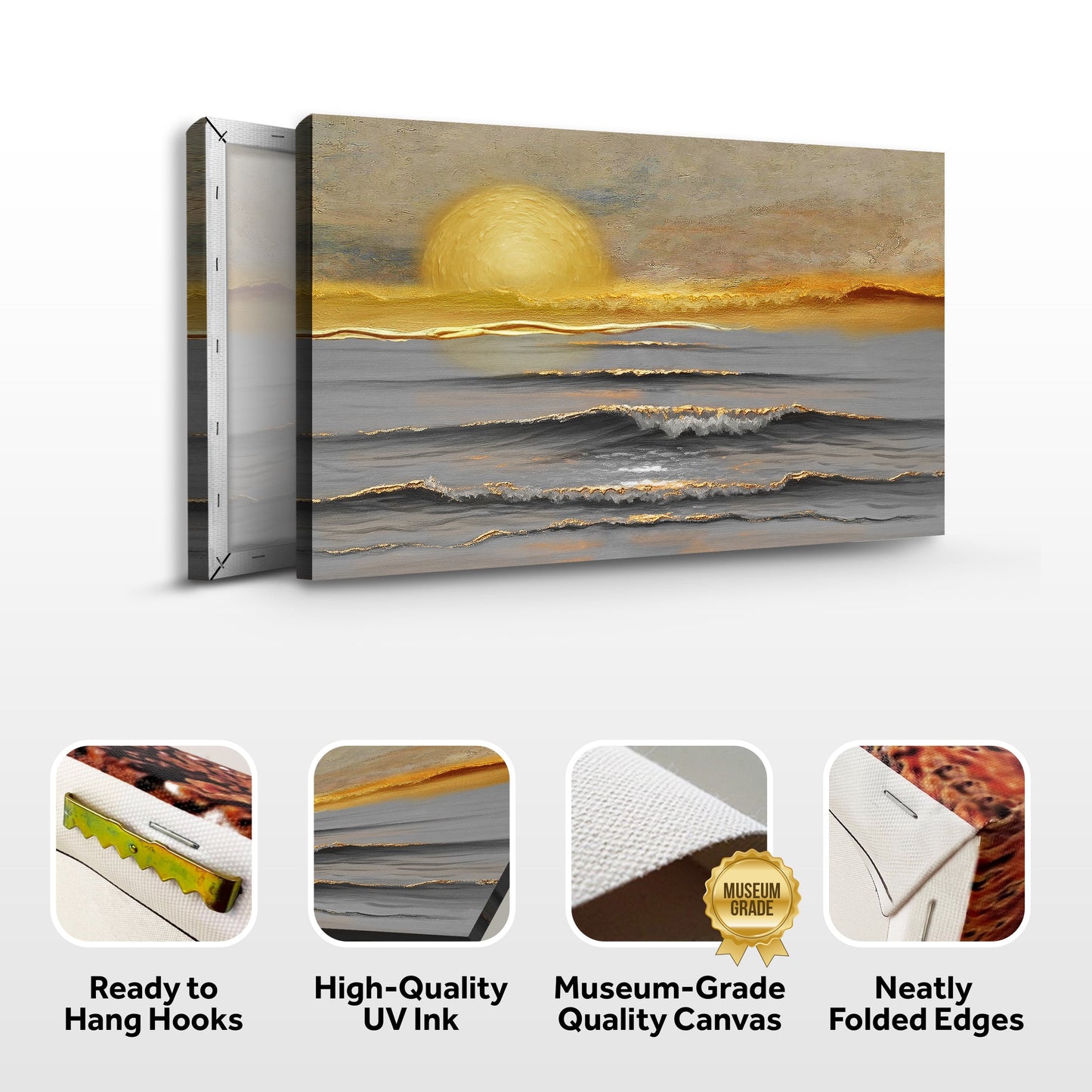 Golden Stillness Wall Art