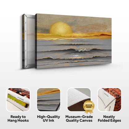 Golden Stillness Wall Art